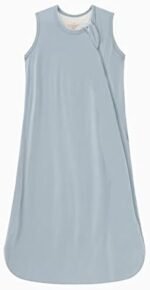 Unisex Baby Viscose from Bamboo Sleep Sack Sleeping Bag Infant Boys Girls Wearable Blankets, 0.5 TOG(Dusty Blue, 6-18M)