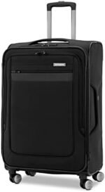 Samsonite Ascella 3.0 Softside Expandable Luggage, Black, Med EXP Spinner