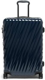 TUMI - 19 Degree Short Trip Expandable 4 Wheeled Packing Case - Hard Shell Suitcase - 26.0" X 17.5" X 10.0" - Navy