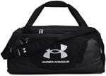 Under Armour Unisex-Adult Undeniable 5.0 Duffle , Black (001)/Metallic Silver , Medium