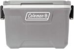 Coleman 316 Series Insulated Portable Cooler with Heavy Duty Handles, Leak-Proof Outdoor Hard Cooler Keeps Ice for up to 5 Days, Great for Beach, Camping, Tailgating, Sports, & More