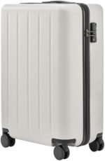 Hardside 20-Inch Carry on Luggage, Spinner Suitcases Airline Approved with Wheels for Travel, Lightweight Luggage with TSA Lock, 22 X 14 X 9 Inches (Solid White, Carry-On-20)