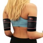 Bicep Compression Sleeve for Men & Women(1Pair) Bicep Tendonitis Brace Triceps Pain Upper Arm Support Bands for Pain Relief, Muscle Strains And Inflammation (Large)