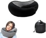 Travel Pillow,Neck Pillow for Traveling,Airplane Pillow Flight Pillow,360° Travel Neck Pillows for Airplanes,Travel Neck Pillows for Airplanes,Travel Pillow,Neck Pillow (Black)