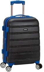 Rockland Melbourne Hardside Expandable Spinner Wheel Luggage, Grey, Carry-On 20-Inch