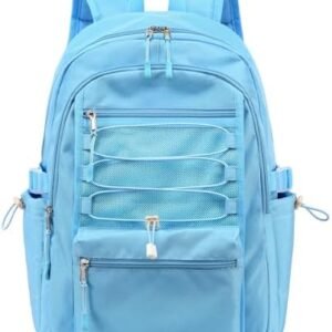 Sunborls Travel Laptop Backpacks with Girls Weekend Leisure Day Vacation Backpack Unisex 15.6inch School Cute Lightweight High-Capacity The Gift Bookbag(Blue)