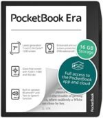 PocketBook Era E-Reader, Stardust Silver, 16GB | 7ʺ Glare-Free & Eye-Friendly Touch-Screen with E -Ink Technology | Waterproof | Text-to-Speech, Audio- & E-Book Reader | SMARTlight & Built-in Speaker