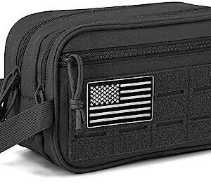 QT&QY Tactical Toiletry Bag For Men Hygiene Bag EDC Military Tool Molle Pouches Small Dopp Kit Mens Shaving Kit Travel shower Bags