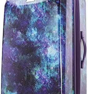 American Tourister Moonlight Hardside Expandable Luggage with Spinner Wheels, Cosmos, Checked-Large 28-Inch