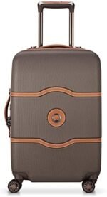 DELSEY Paris Chatelet Air Hardside Luggage, Spinner Wheels, Chocolate Brown, Carry-on 21 Inch