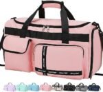 MAXTOP Travel Duffle Bag for Women Carry On Tote Weekender Overnight Bag Large Capacity Duffel Bag With Shoe Compartment,Gym Tote Bag with Dry and Wet Separation