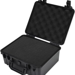 11in x 8in x 5in Waterproof Hard Case with Customizable Pluck Foam Interior for Test Instruments Compact Cameras and Tools